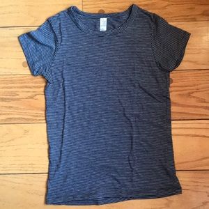 Navy and white soft shirt